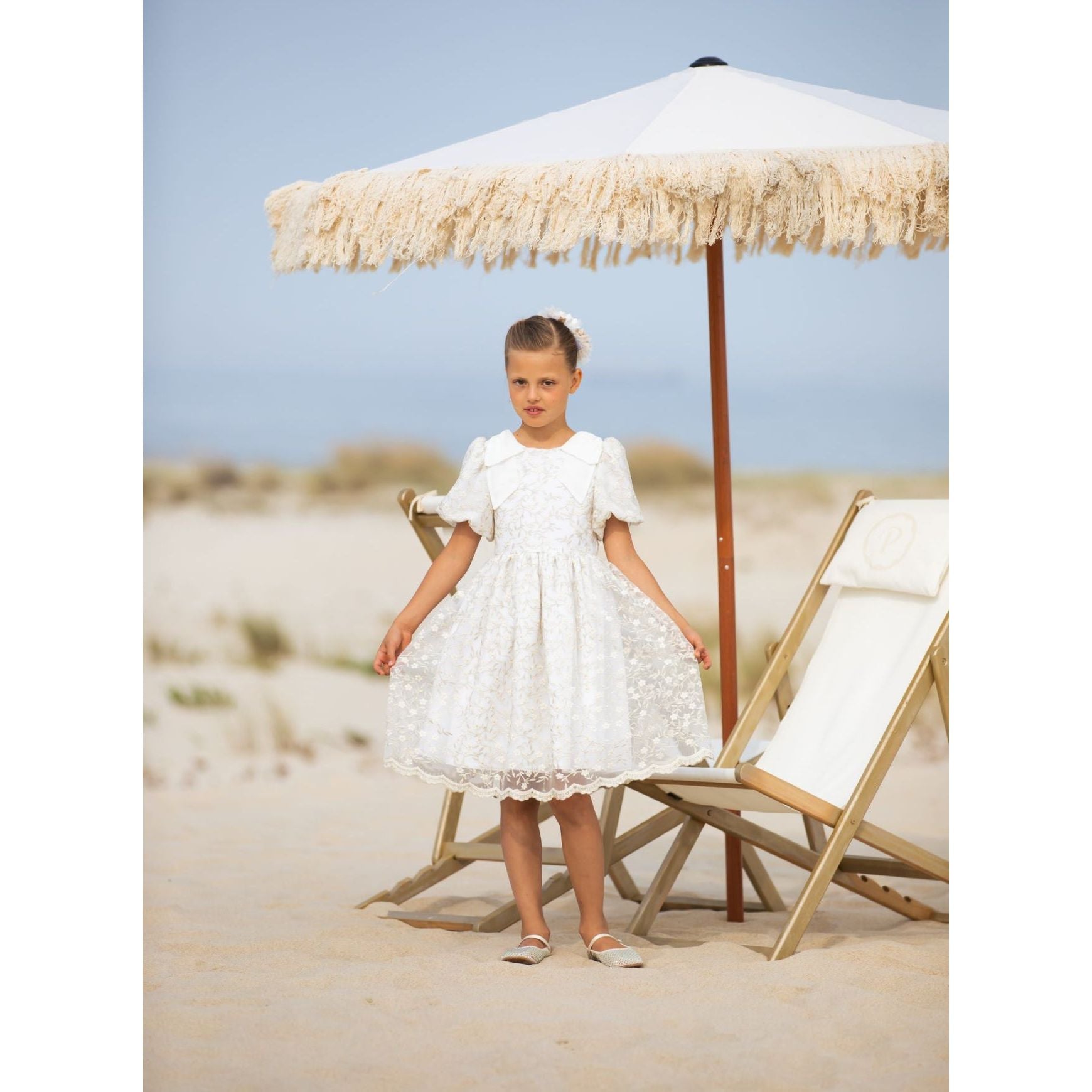 Golden Flowers Dress
