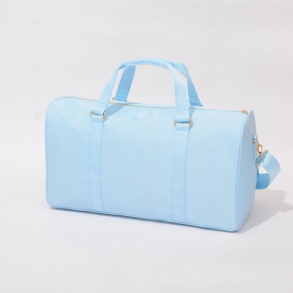 Light blue duffle bag online