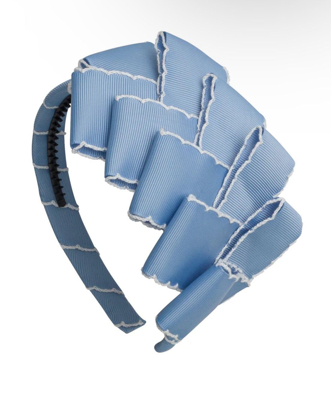 Spanish Dancer Moonstitch Headband - French Blue