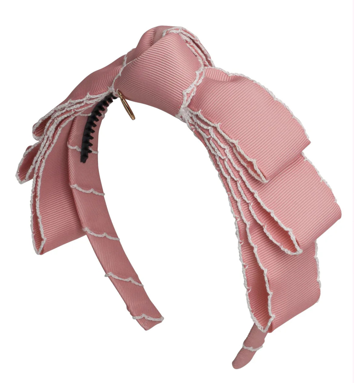 Knotted Heather Moonstitch Headband - Sweet Nectar