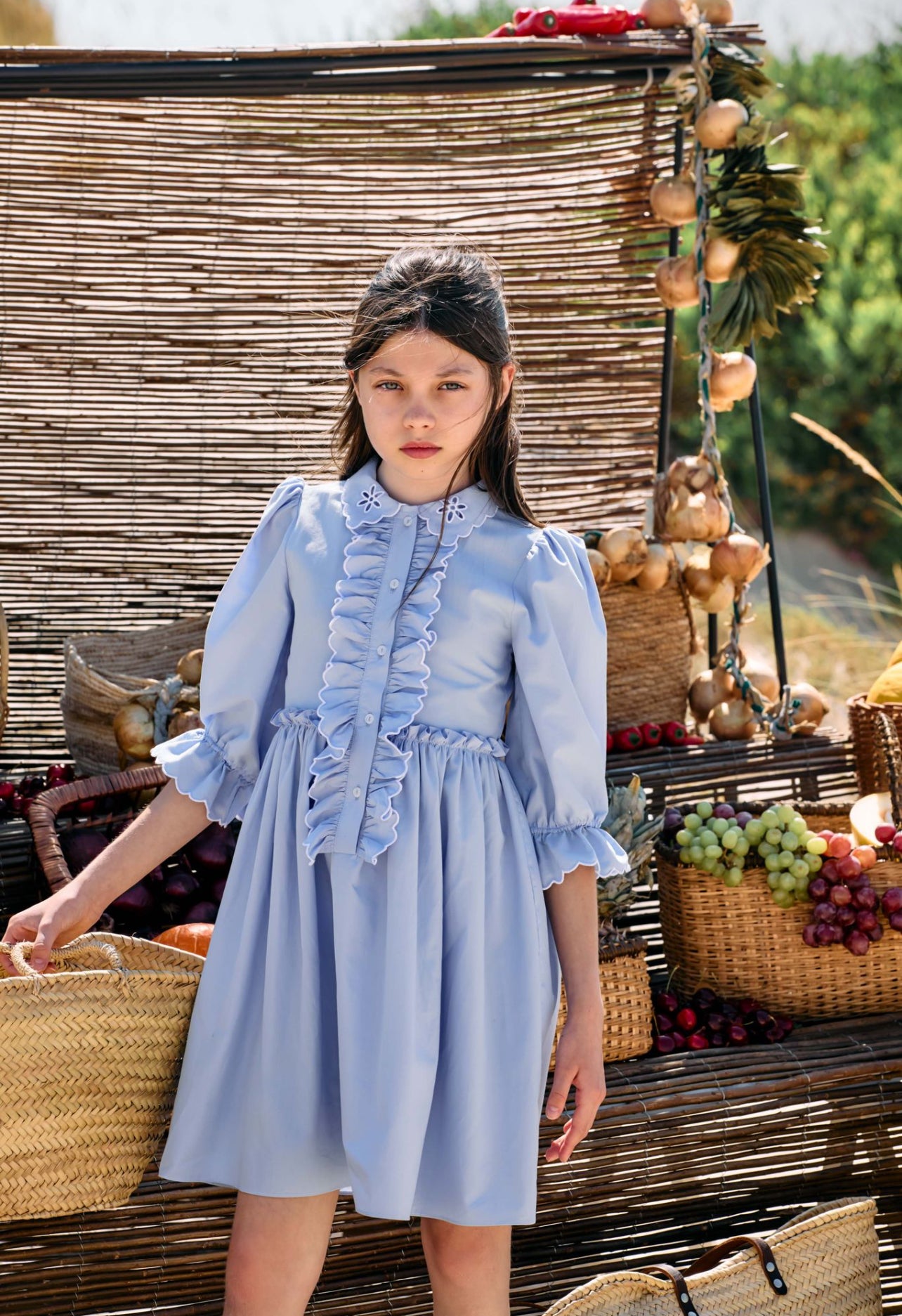 Sky Blue Girl Dress
