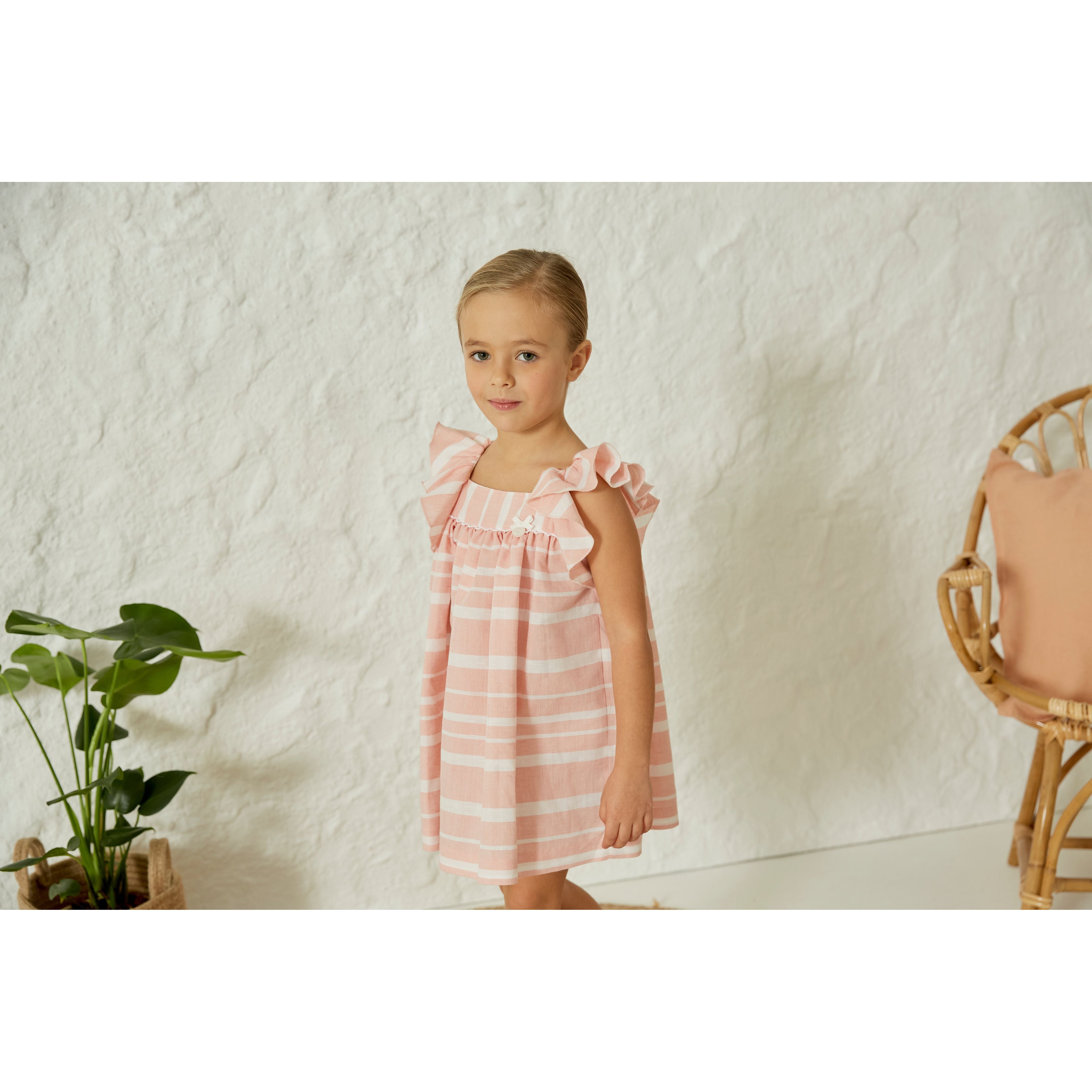 Little Pink Striped Dress