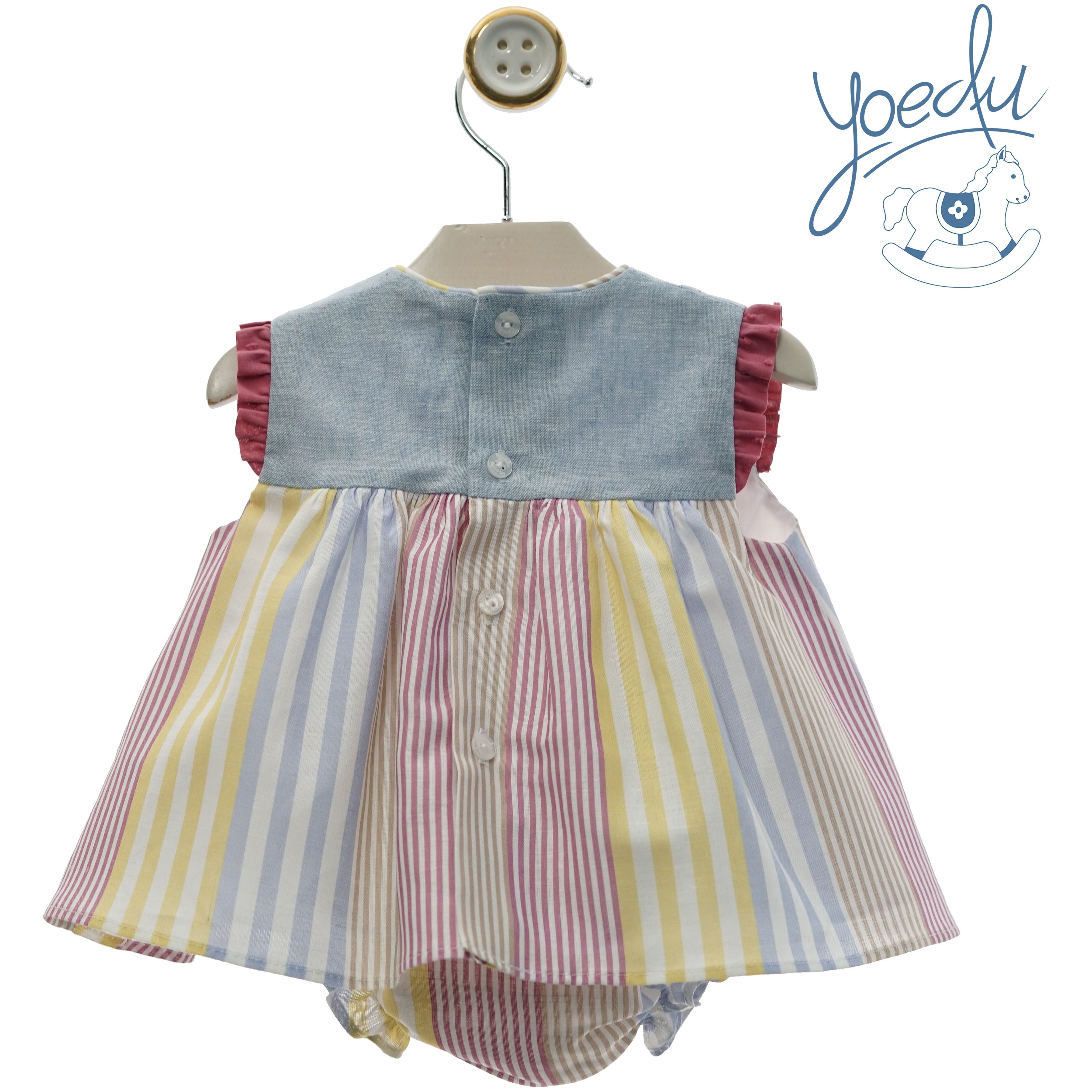 Rainbow Radiance Baby Dress