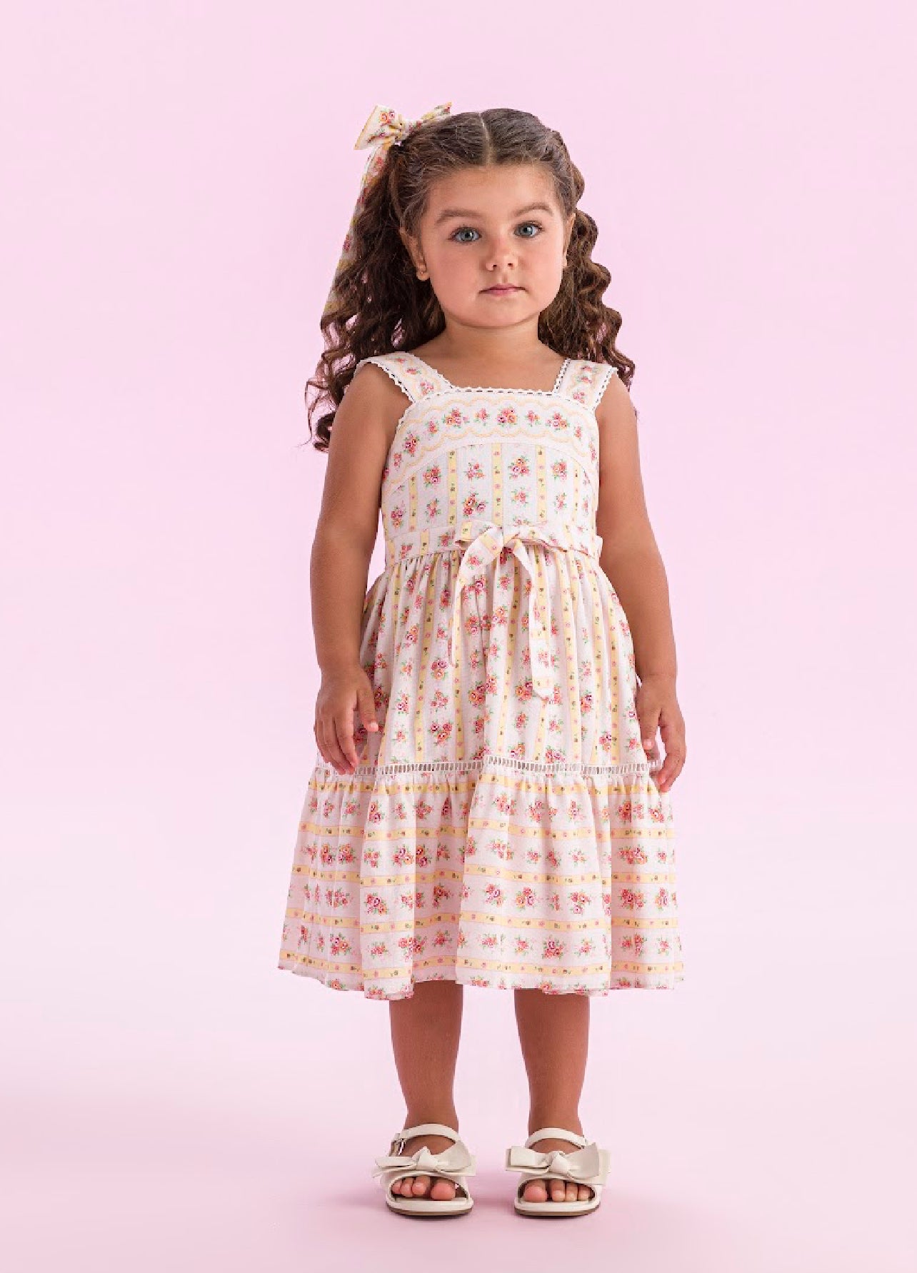 Flowered Summer Girl Dress