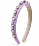 Lavender Jeweled Thin Headband