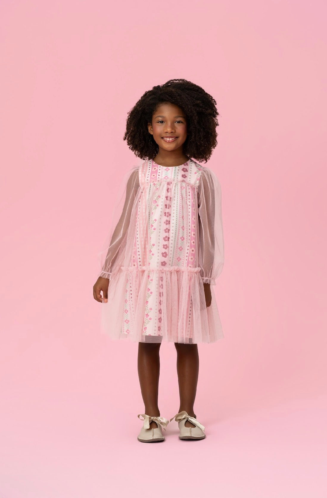 Tulled Pink Dress