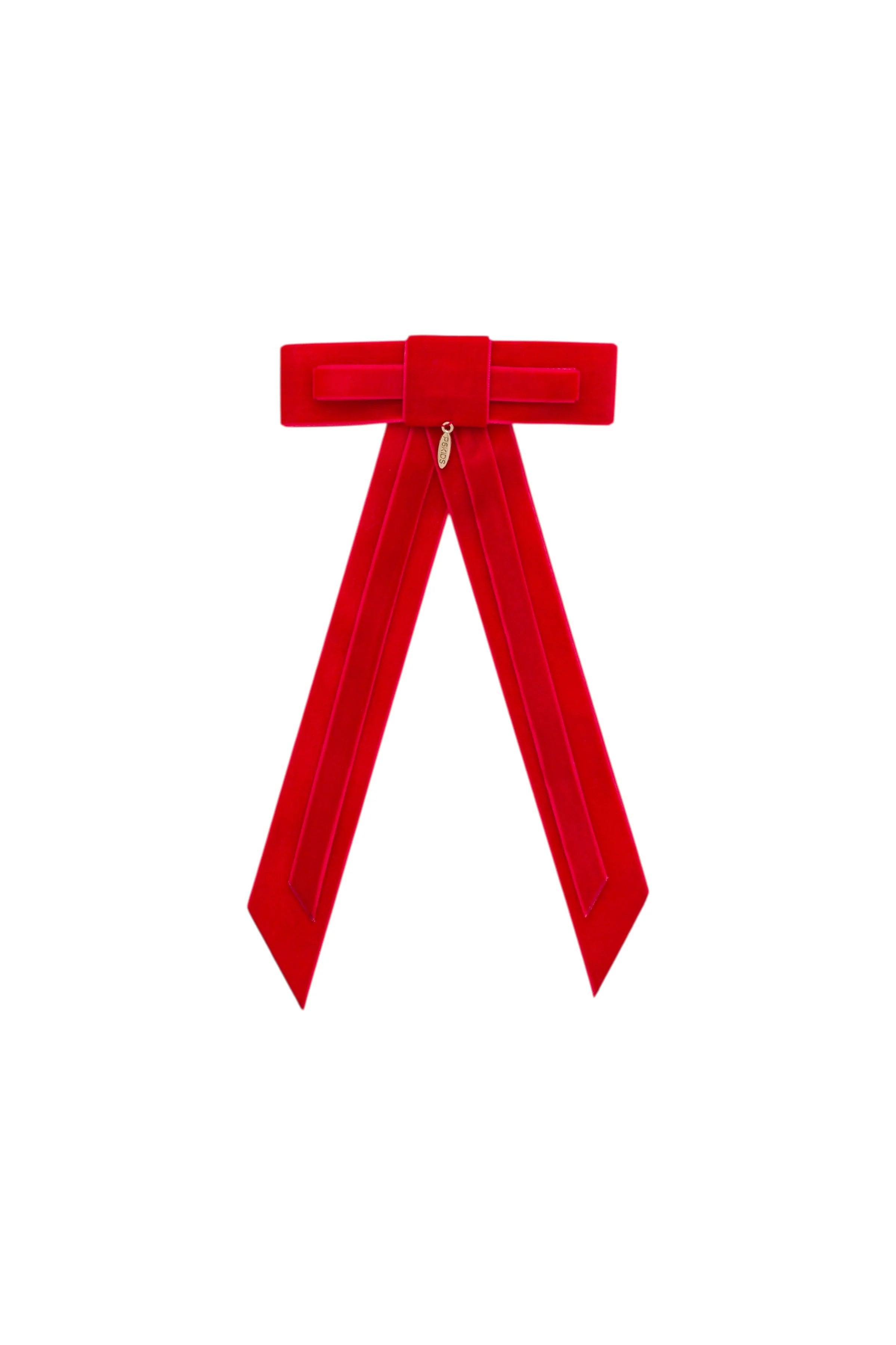 Rebecca Velvet Clip - Red