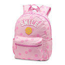 Happy Face Pink Canvas Backpack
