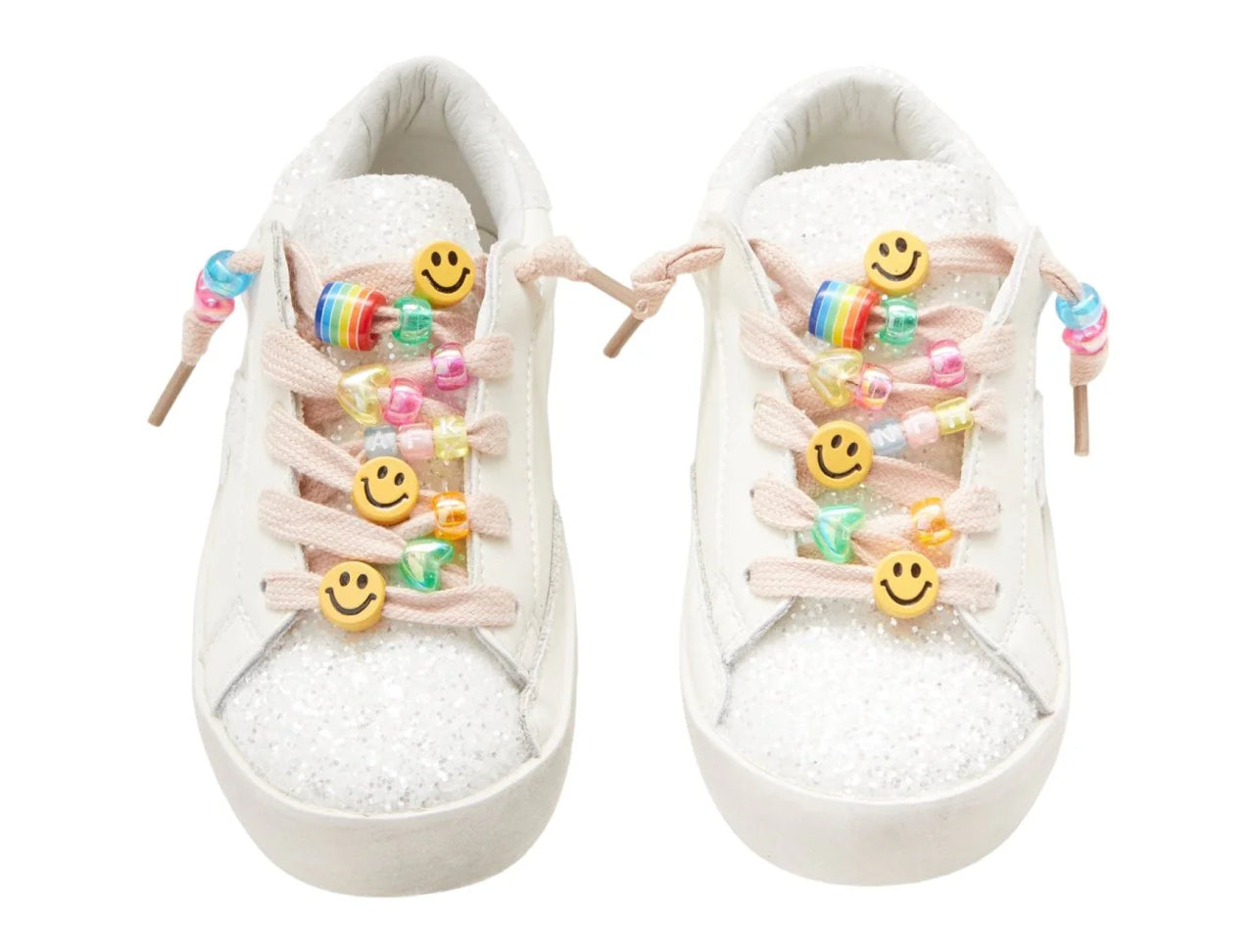 Mis Rainbow Beaded Sneakers