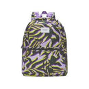 Large Backpack - Purple Zebra