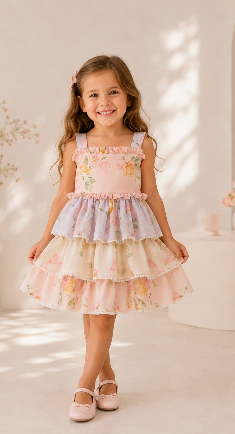 Flowered Baby Dress