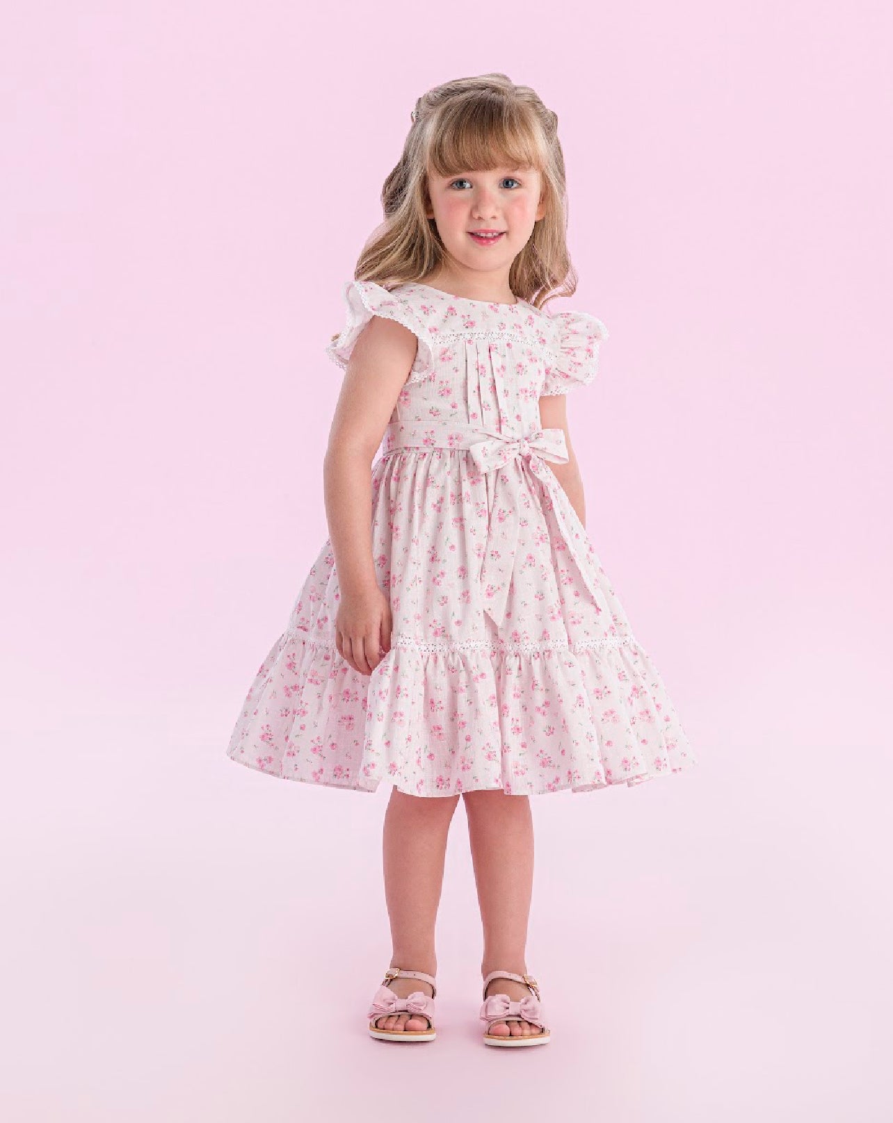 Pink Flowers Dress