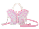 Sequin Butterfly Crossbody