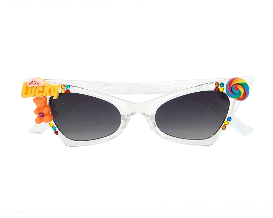 Cat Eye Sunglasses - Clear