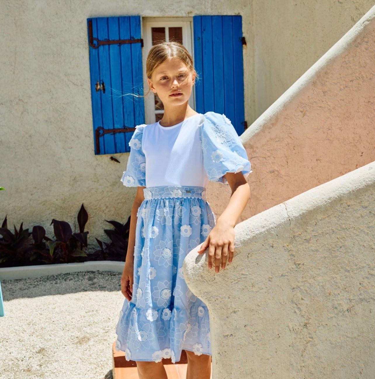 Blue Porcelain Dress