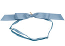 Matilda Satin Wrap - French Blue