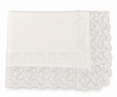 White With Lace Blanket