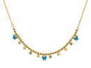 Blue Butterflies Necklace