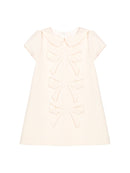 Beige Bows Dress