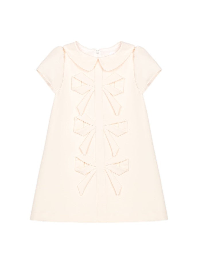 Beige Bows Dress