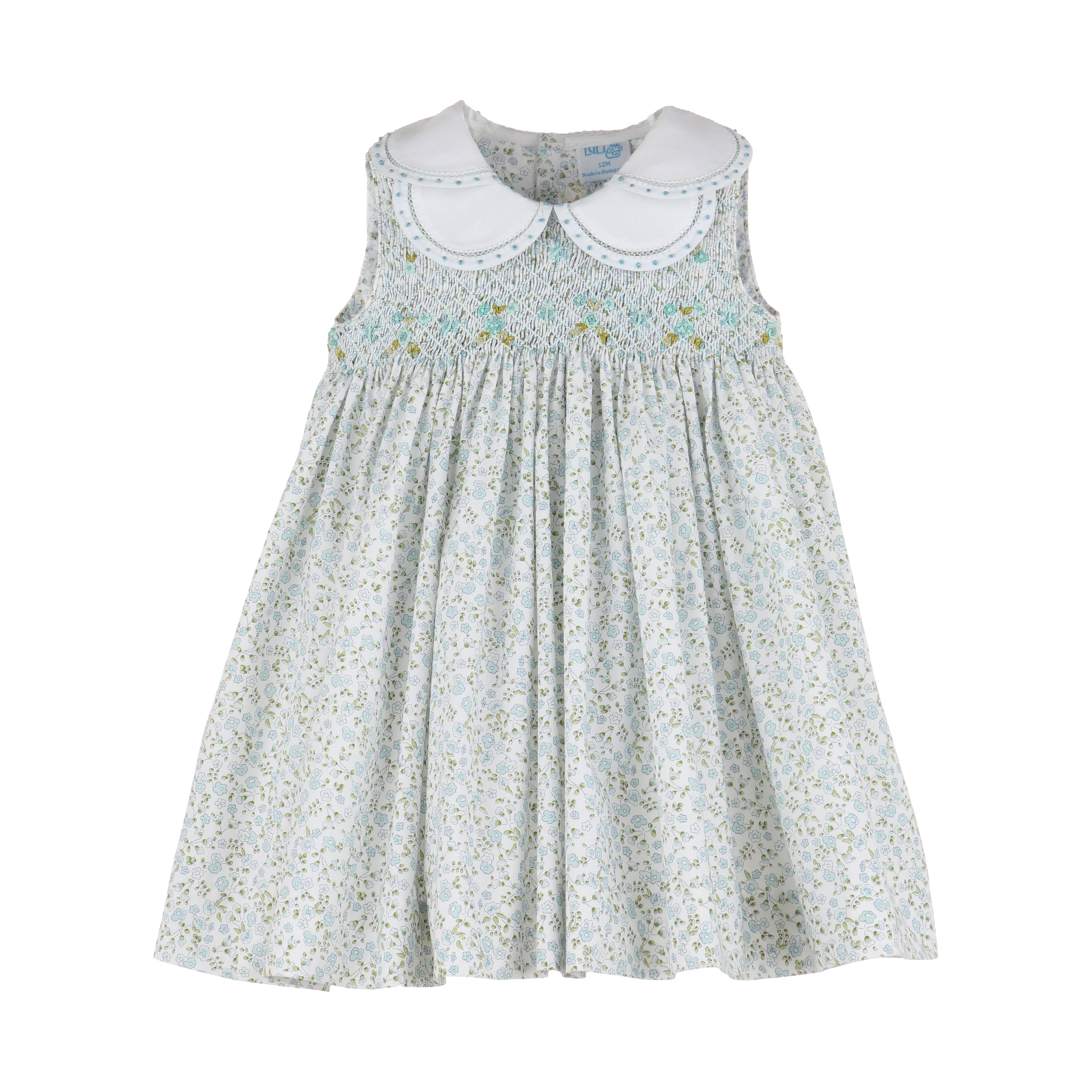 Blue Magnolia Baby Dress Coketass Blue Magnolia Baby Dress Coketass