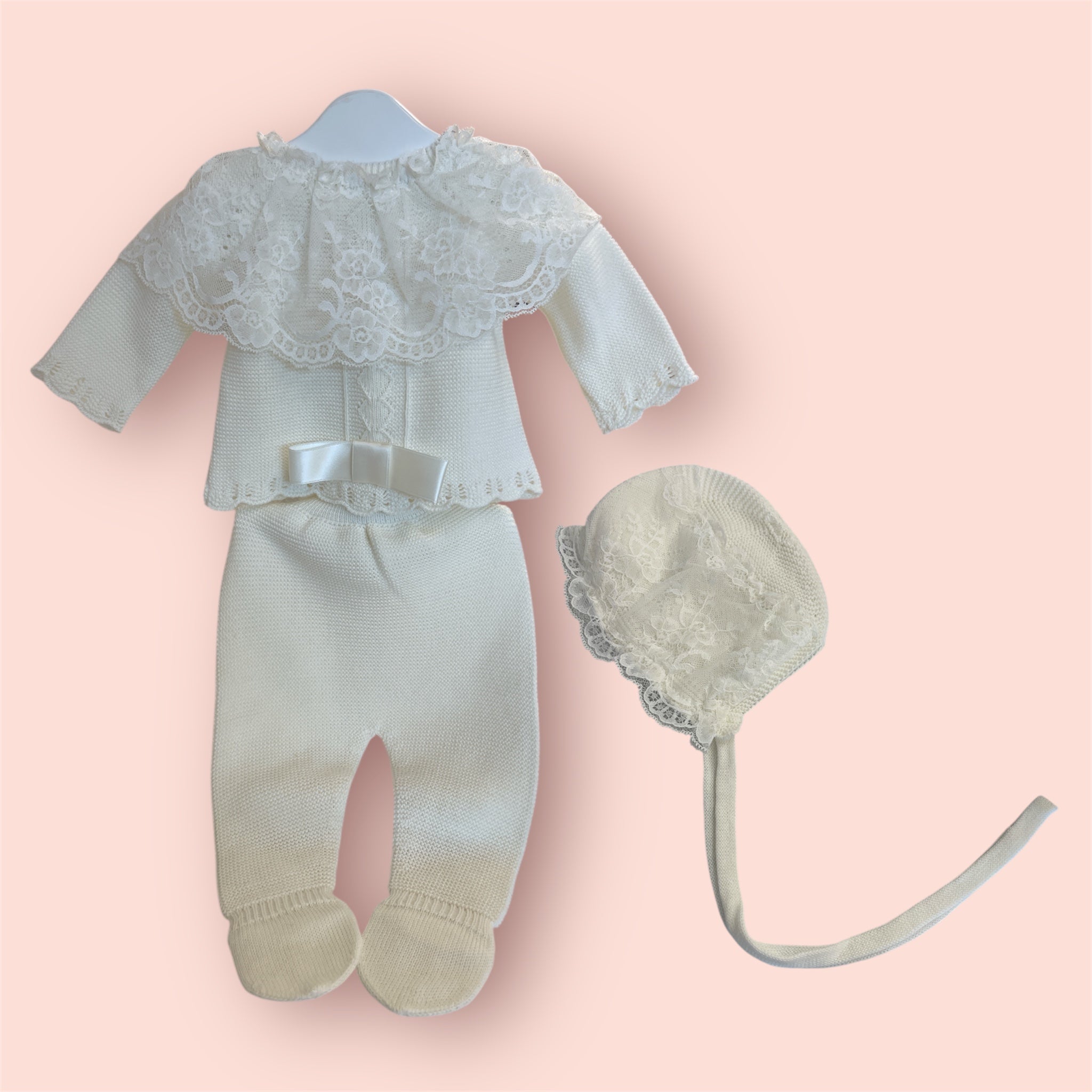 White Laced Set