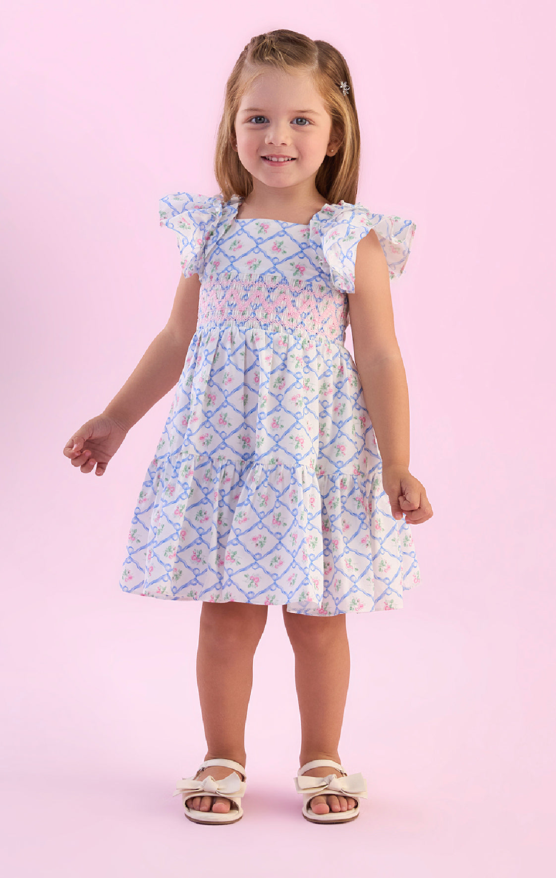 Mini Bows & Flowers Dress