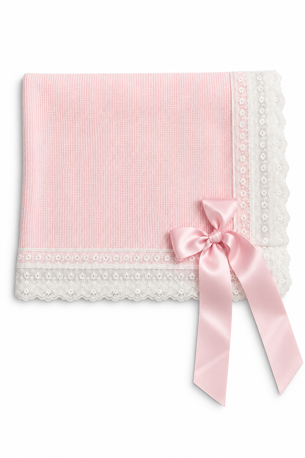 Pink Laced Blanket