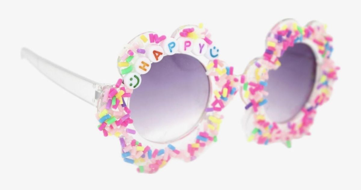 Sprinkle Glasses - Happy