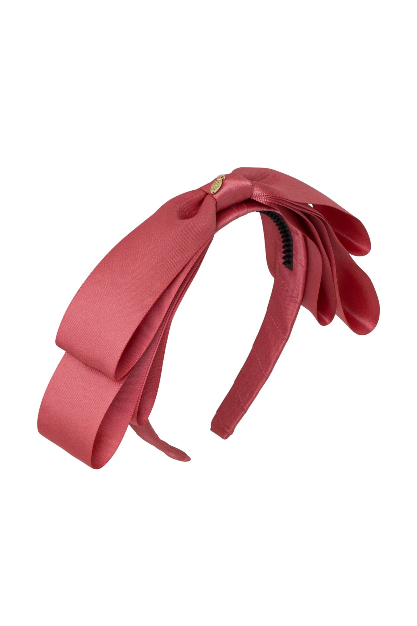 Heather Satin Headband - Cinnamon Rose
