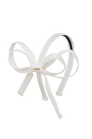 Orchid Butterfly Bow - White