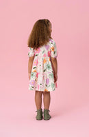 Pink & Green Dress