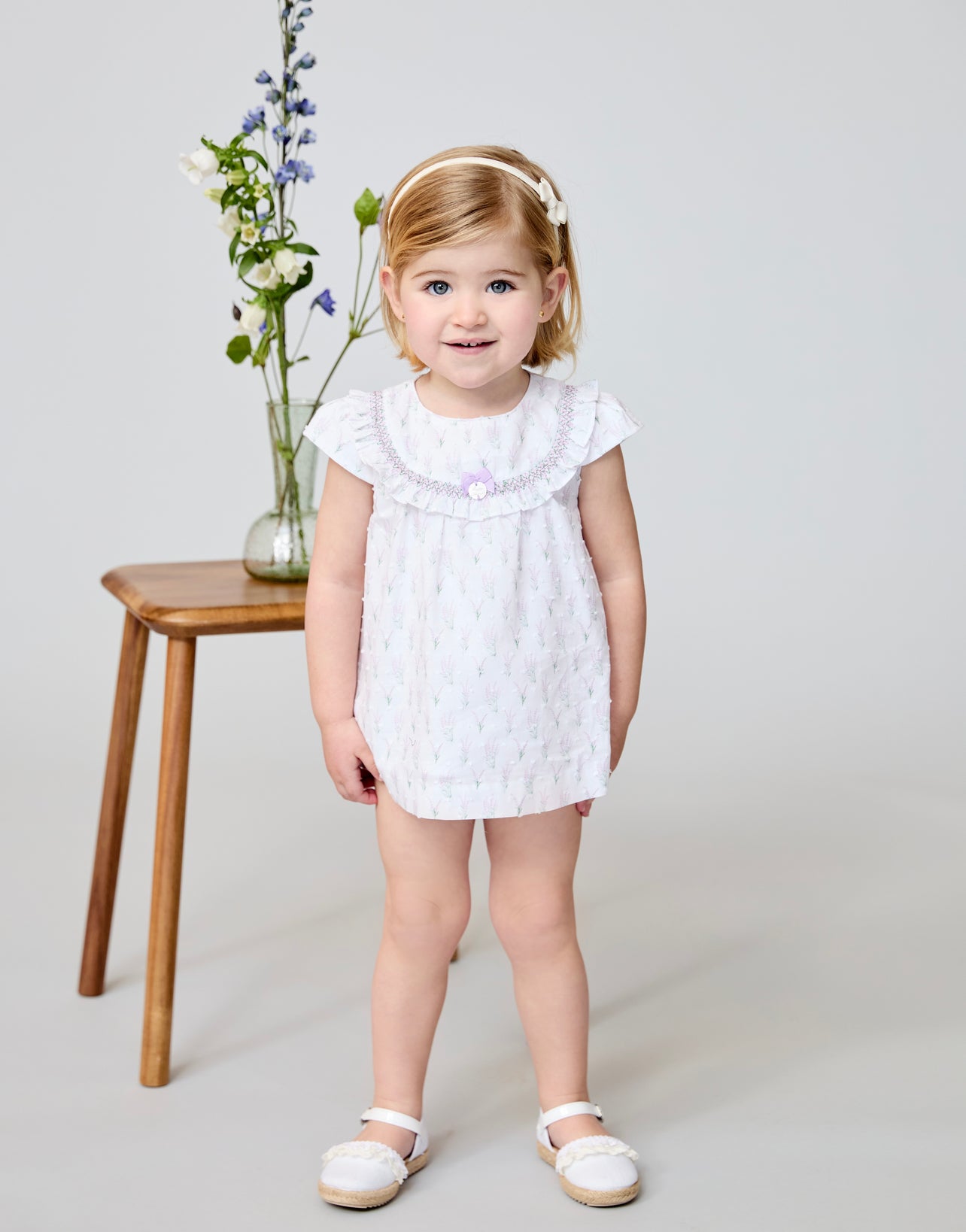 Natural Branches Baby Girl Dress