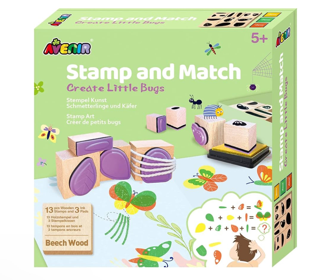 Stamp and Match Create Little Bugs