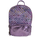 Metallic Star Purple Backpack
