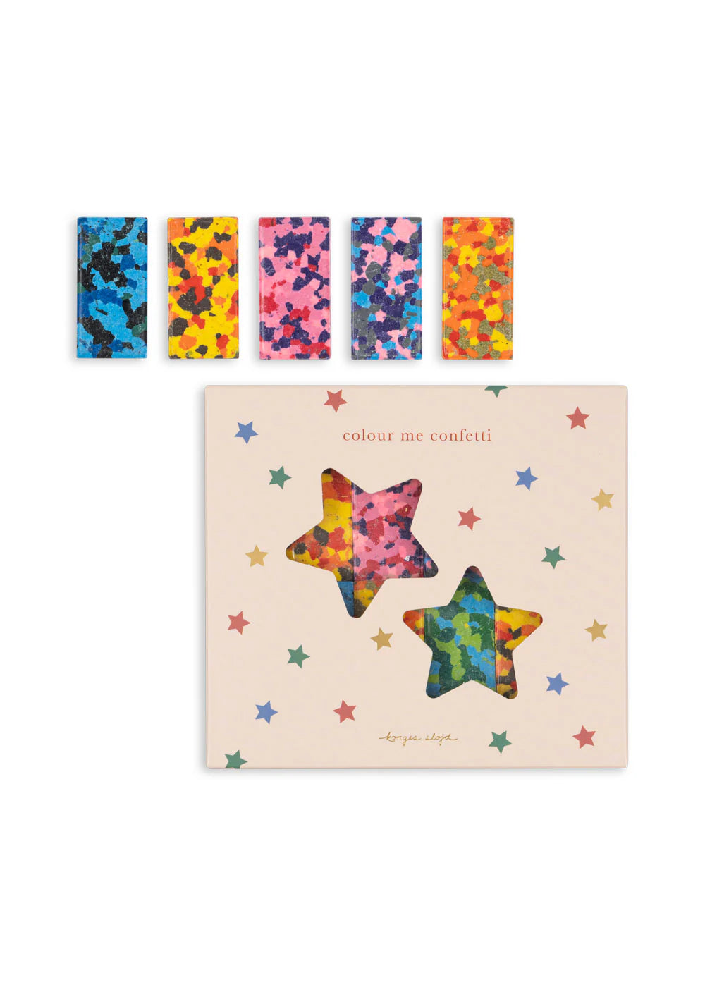 Confetti Crayons Multi Star
