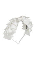 Pleated Ribbon - White