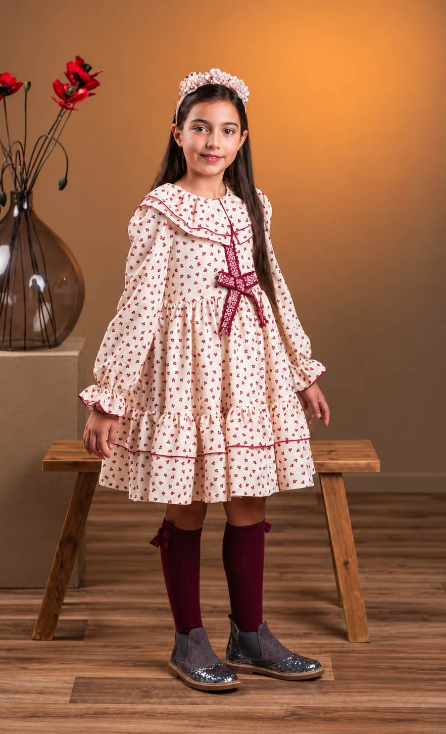 Sixties With Hearts Dress