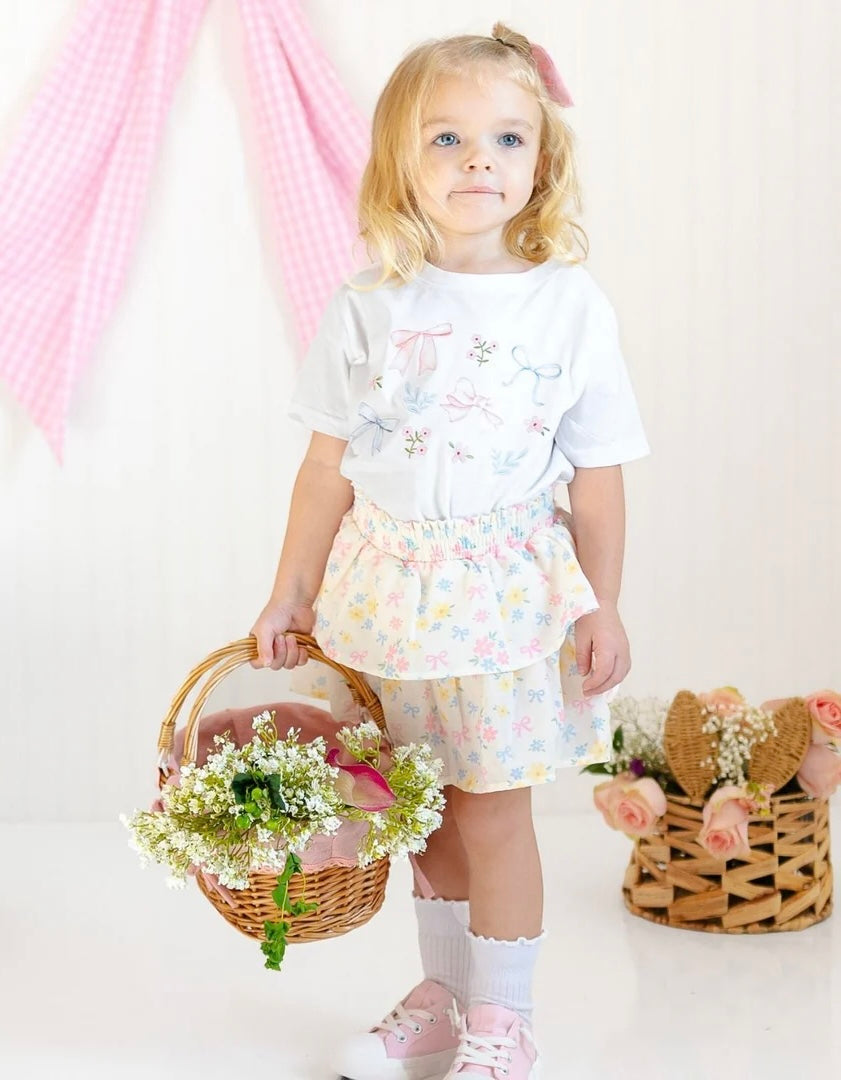 Floral & Bow Watercolor Set