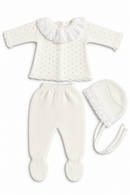 White Knitted Set