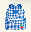 Gingham Double Pocket Backpack