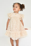 Gemma Sequin Lace Baby Dress