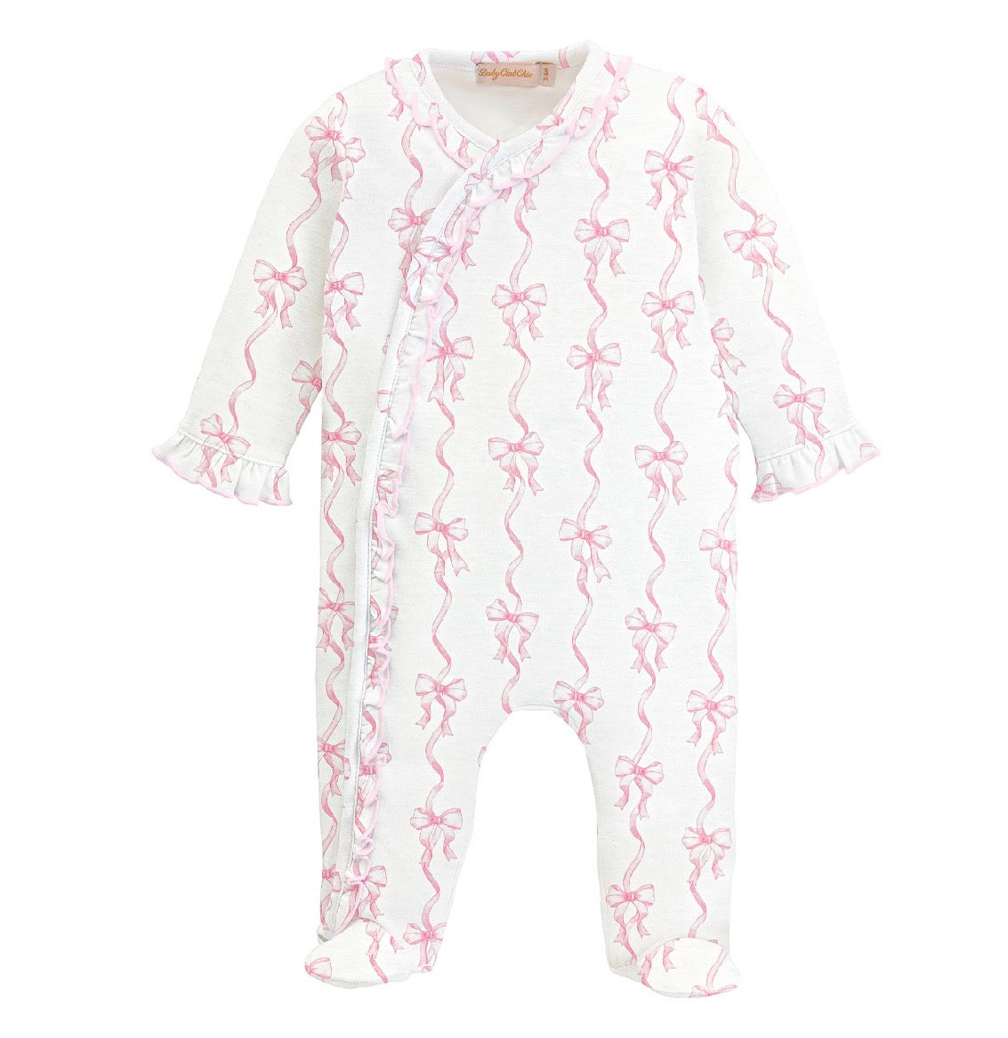Coquette Bows Printed Pijama