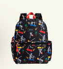 Skeleton Skate Double Pocket Backpack