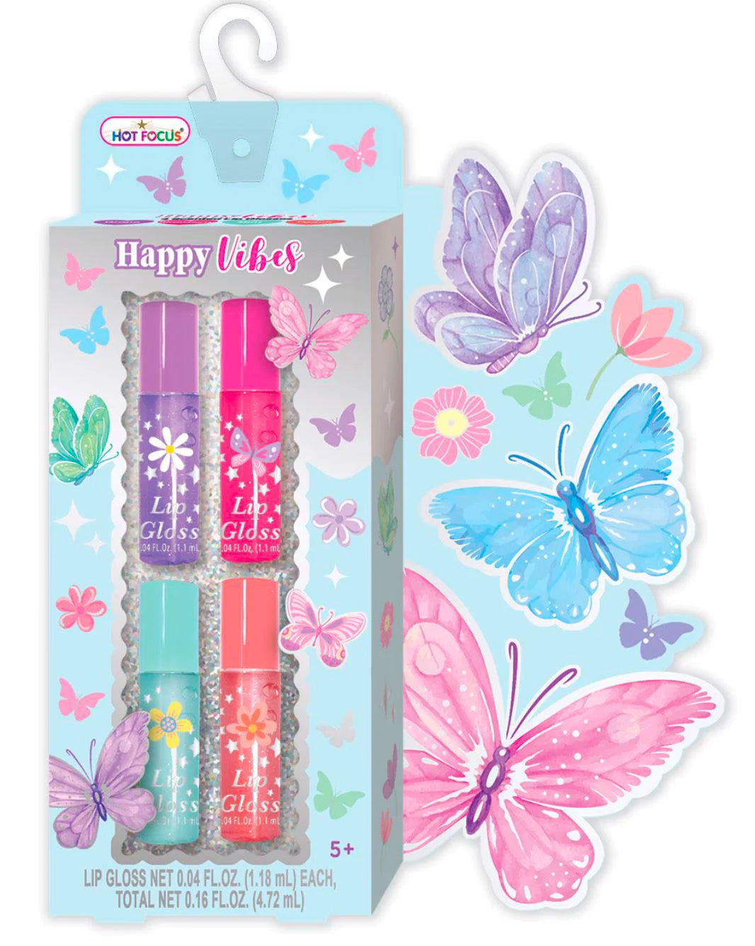 Happy Vibes Tie Dye Butterfly