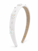 Halo Satin Rose Hearts Headband -