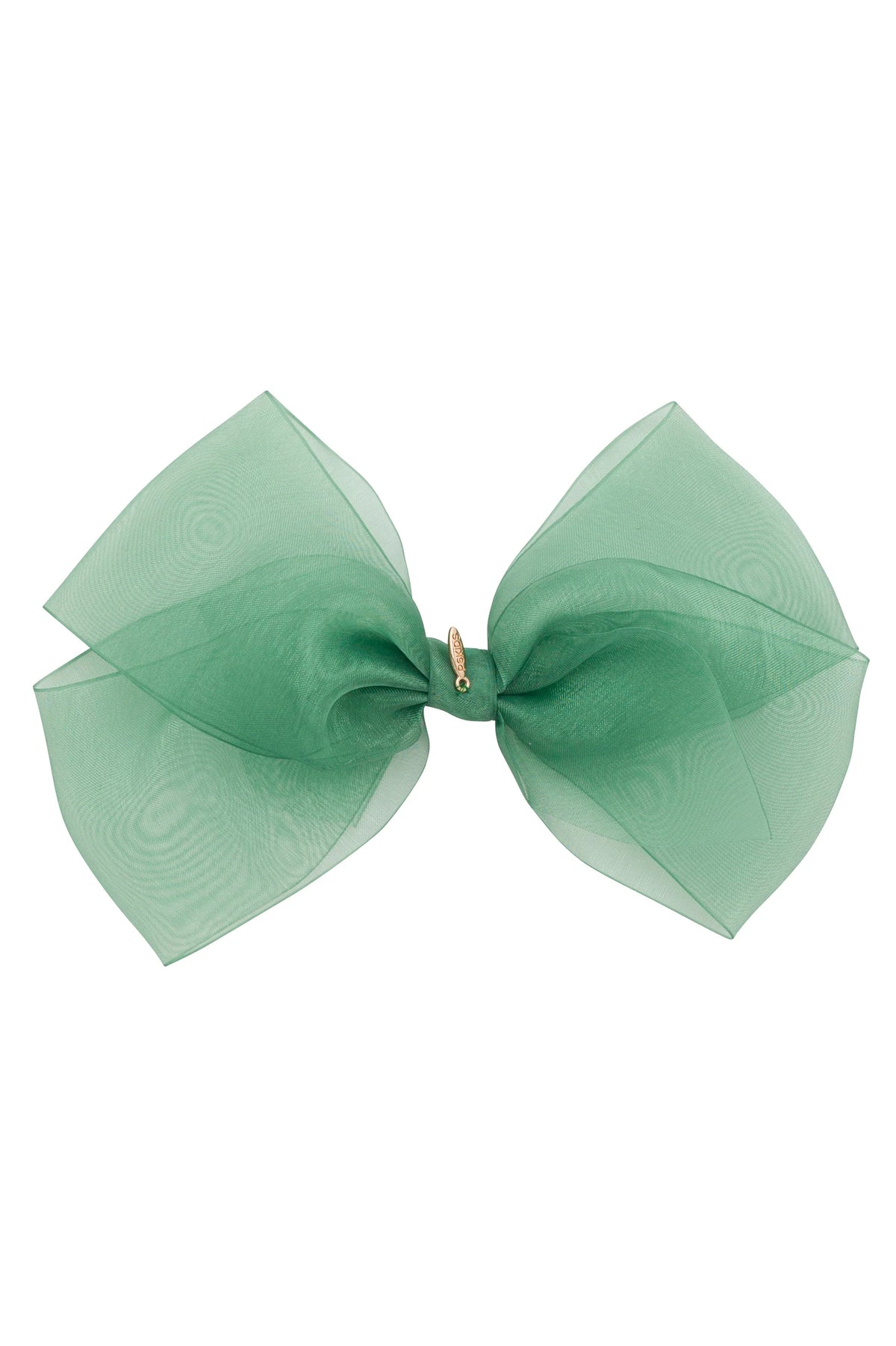 Dahlia Organza Clip - Green