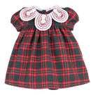 Holiday Plaid Petal Float Dress