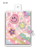 Diary With Lock & Keys Groovy Flower