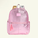Kane Double Pocket Backpack Pink/Silver